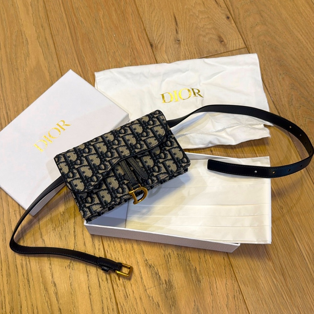 Authentic Dior duffle belt pouch